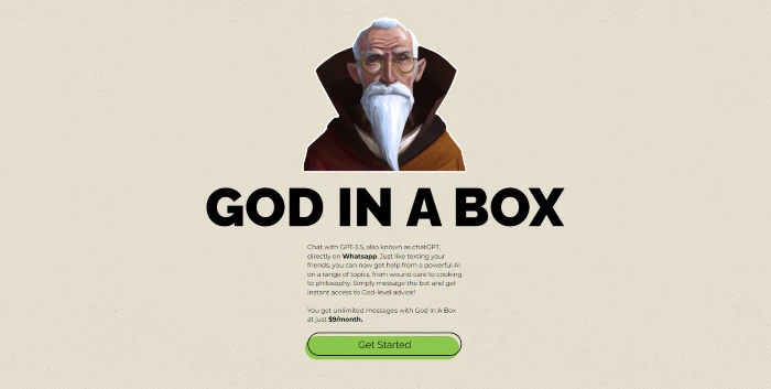 Come chattare con ChatGPT su Whatsapp - How to chat with ChatGPT on Whatsapp Access the God in a Box website How to chat with ChatGPT on Whatsapp - Access the God in a Box website.