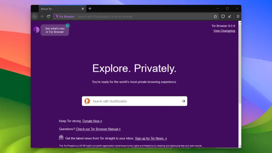 Tor Browser - Tor Browser Screenshot 01